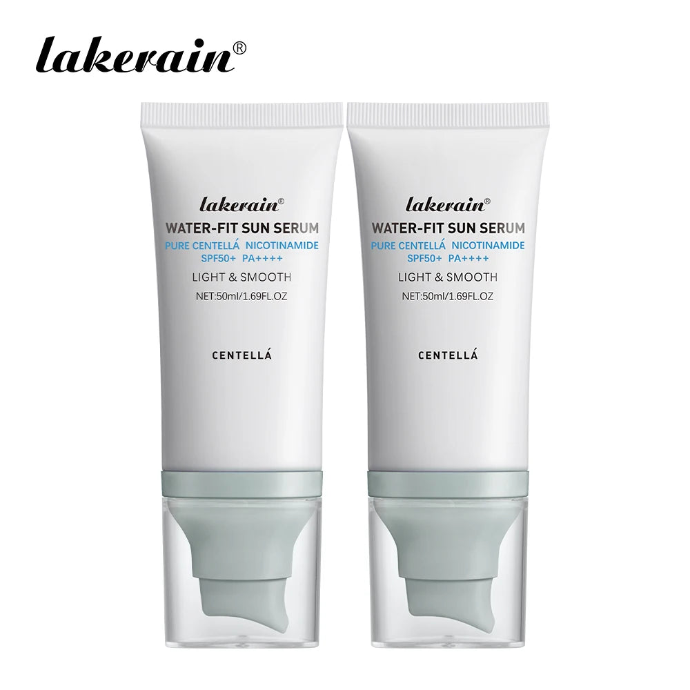 Siero Solare K-Beauty SPF50+ Centella & Niacinamide — Protezione Quotidiana per una Pelle Luminosa