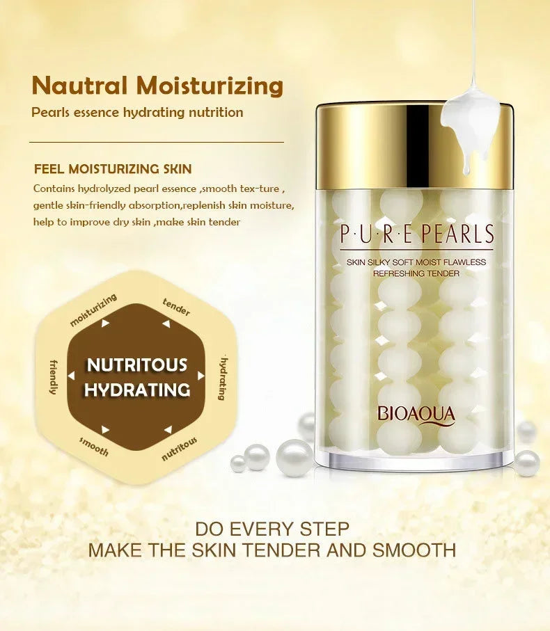 Duo Crema Viso alla Perla | Idratante & Rassodante Luxury | BL Studio