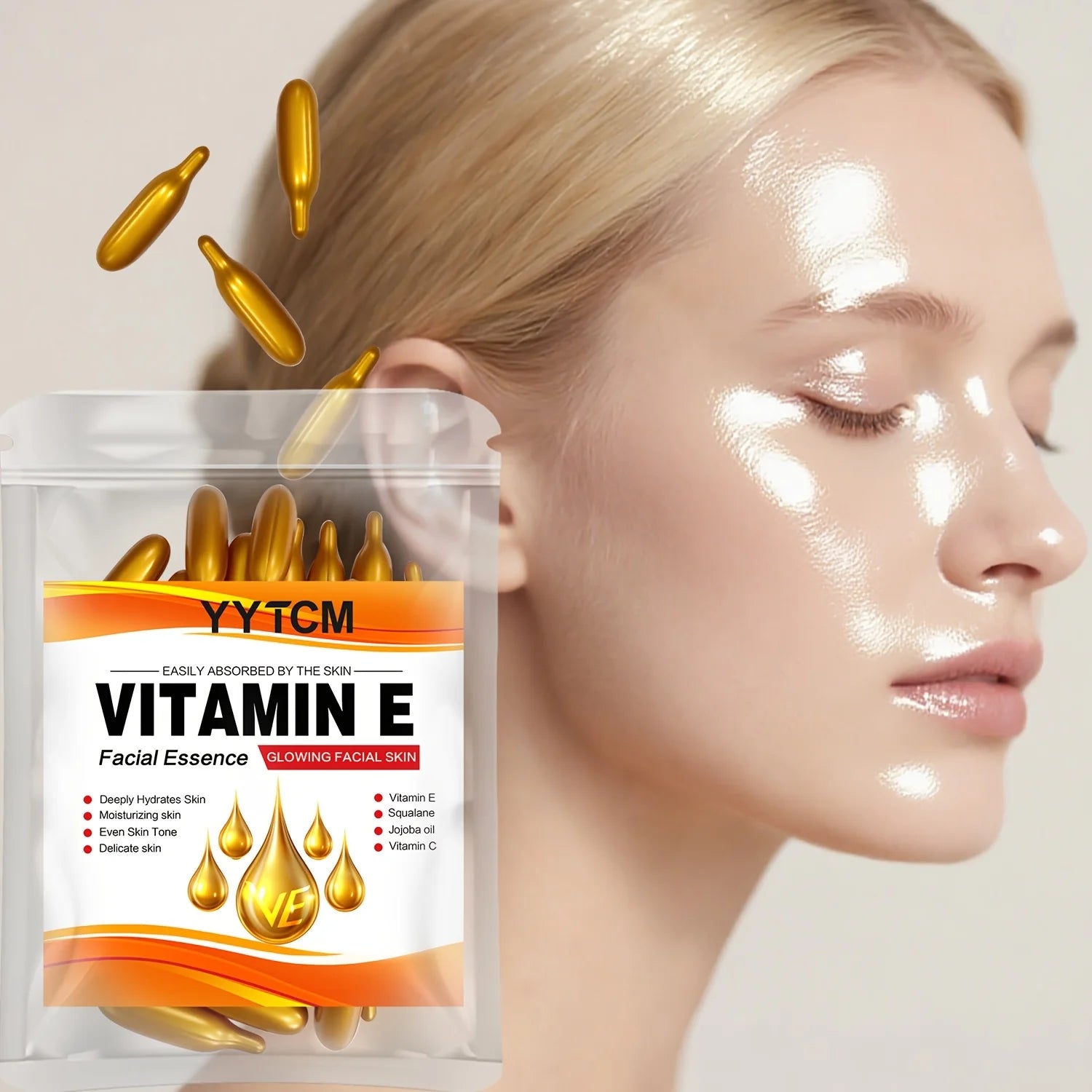 Capsule Glow Vitamina C+E — Luminosità Istantanea