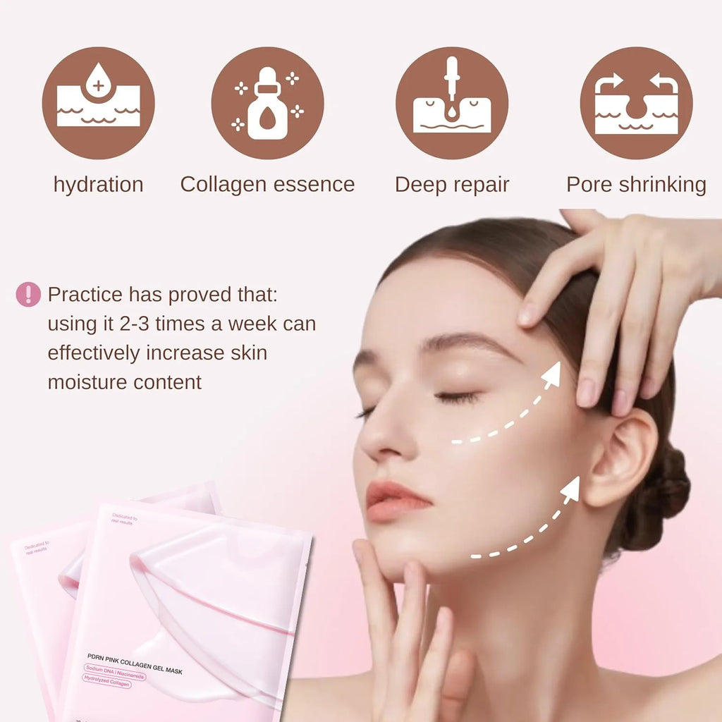Maschera Hydrogel PDRN al Salmone — Lifting & Anti-Età Coreana | BL Studio