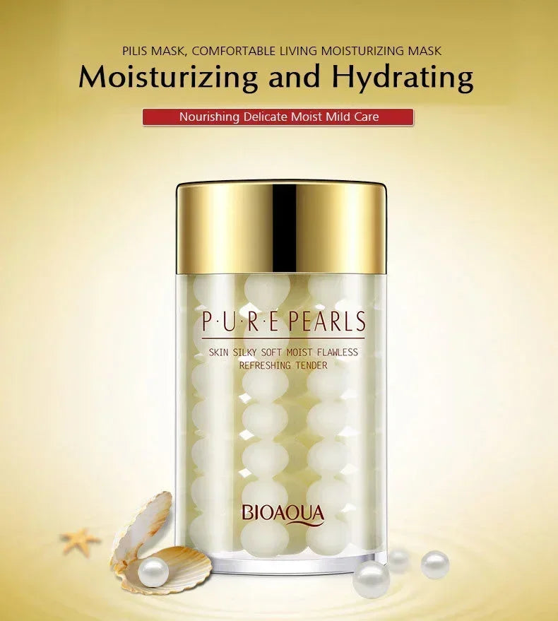 Duo Crema Viso alla Perla | Idratante & Rassodante Luxury | BL Studio