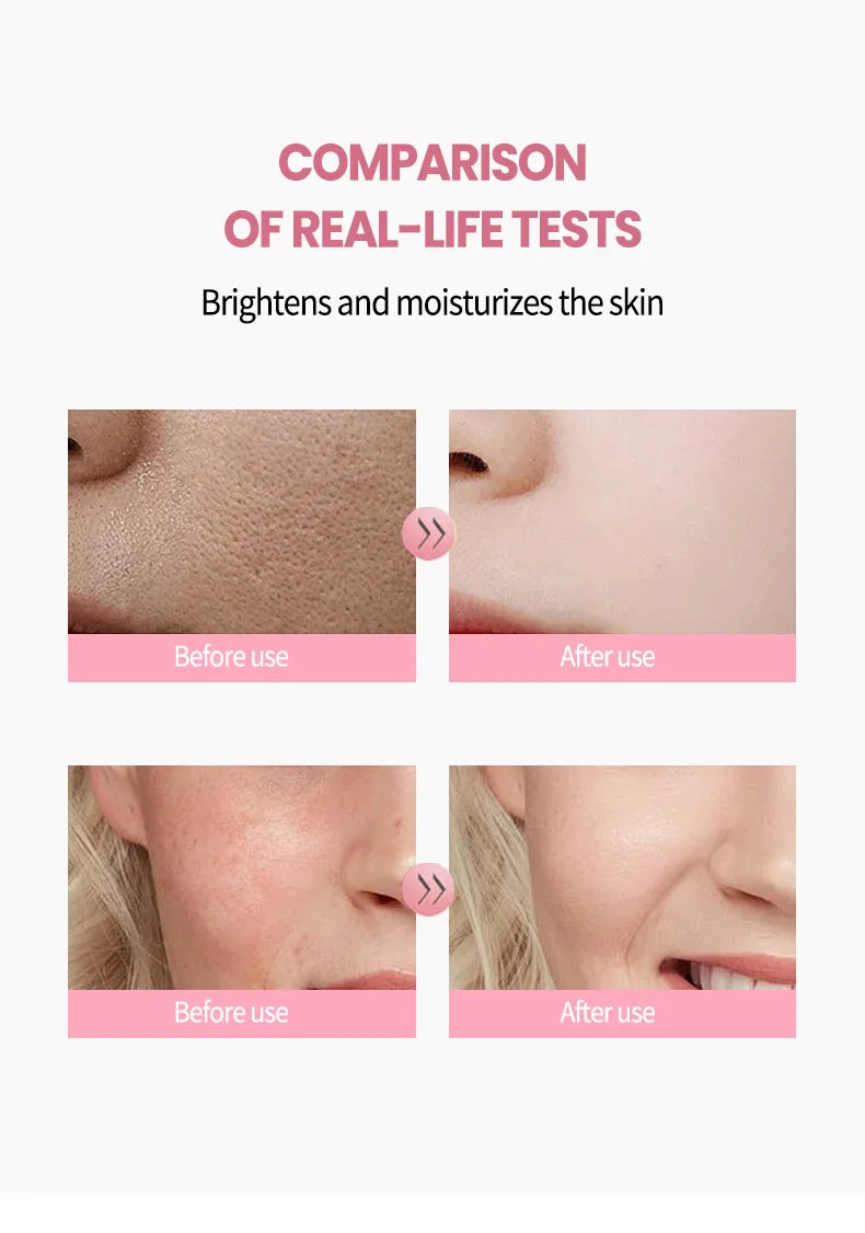 Crema Viso al Collagene Rosa PDRN & Niacinamide — K-Beauty Anti-Età per una Pelle Luminosa e Uniforme