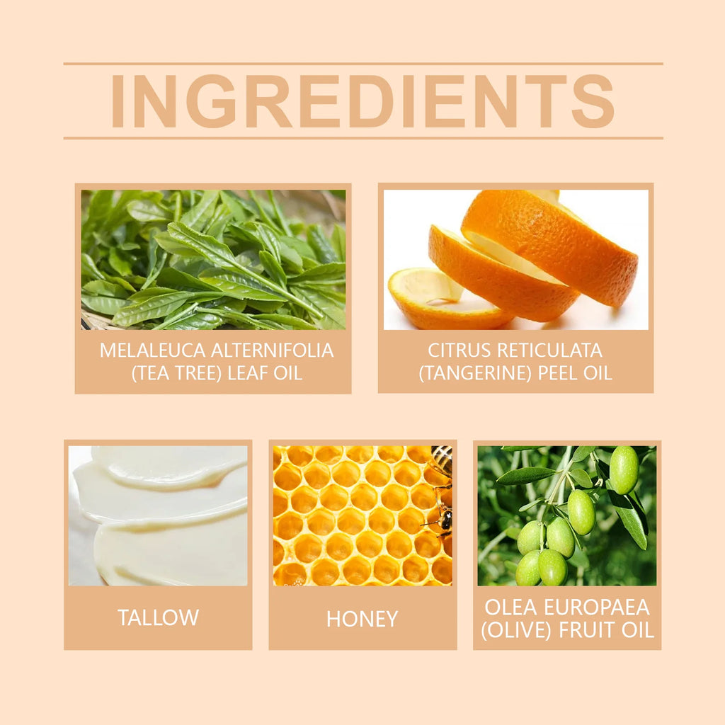 Tallow Crema al miele Glow Pelle idratante Migliora l'elasticità Sbiancamento morbido Migliora l'opacità Rassodante Lozione idratante viso corpo
