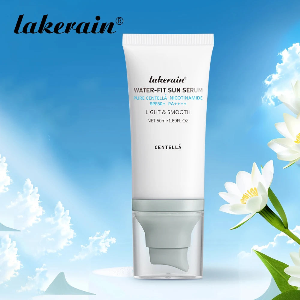 Siero Solare K-Beauty SPF50+ Centella & Niacinamide — Protezione Quotidiana per una Pelle Luminosa