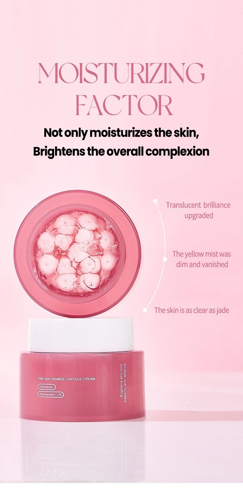Crema Viso al Collagene Rosa PDRN & Niacinamide — K-Beauty Anti-Età per una Pelle Luminosa e Uniforme