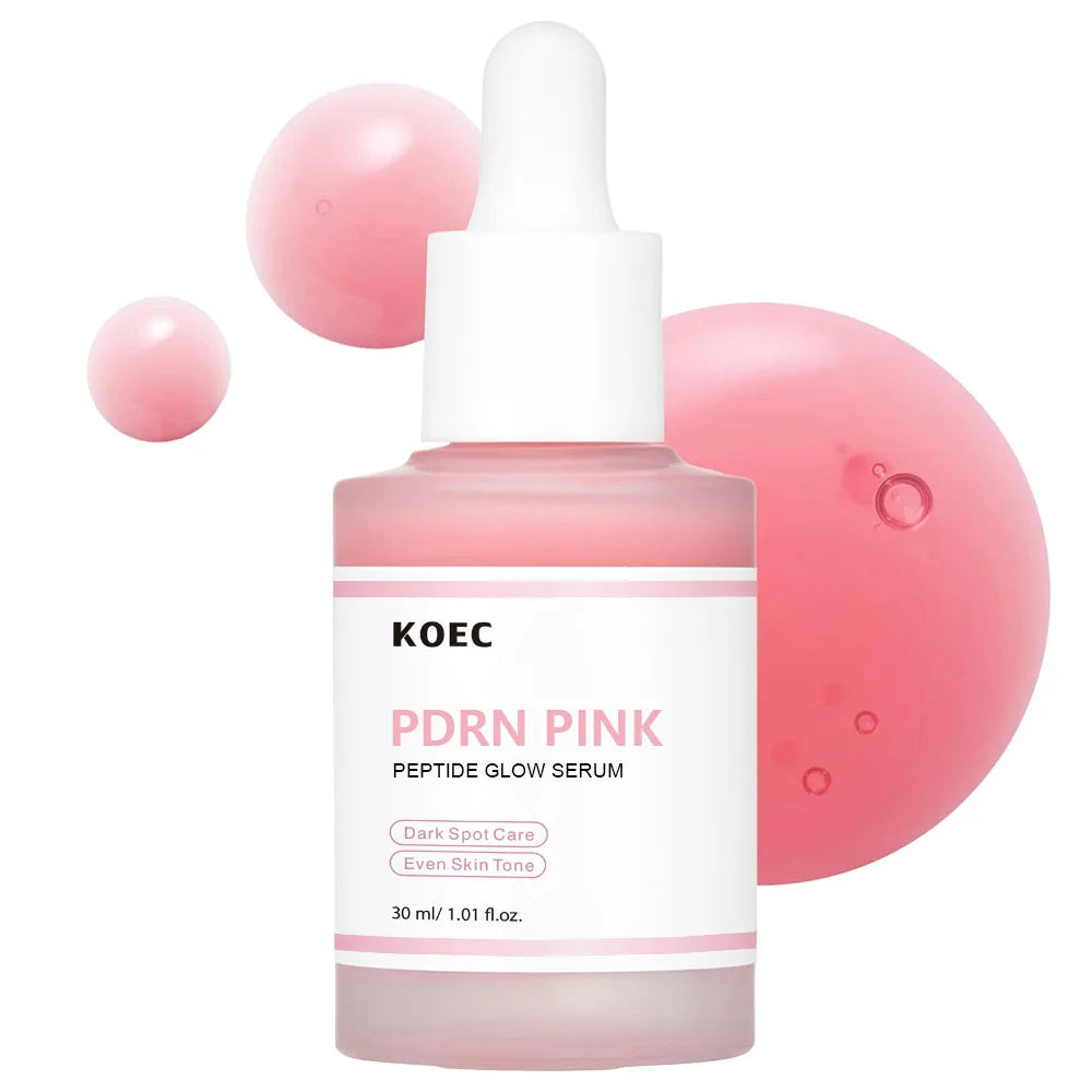 Pink Glow Serum PDRN — Siero Viso Anti-Età al DNA di Salmone | K-Beauty Coreana