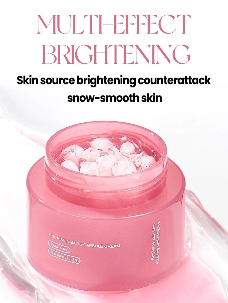 Crema Viso al Collagene Rosa PDRN & Niacinamide — K-Beauty Anti-Età per una Pelle Luminosa e Uniforme