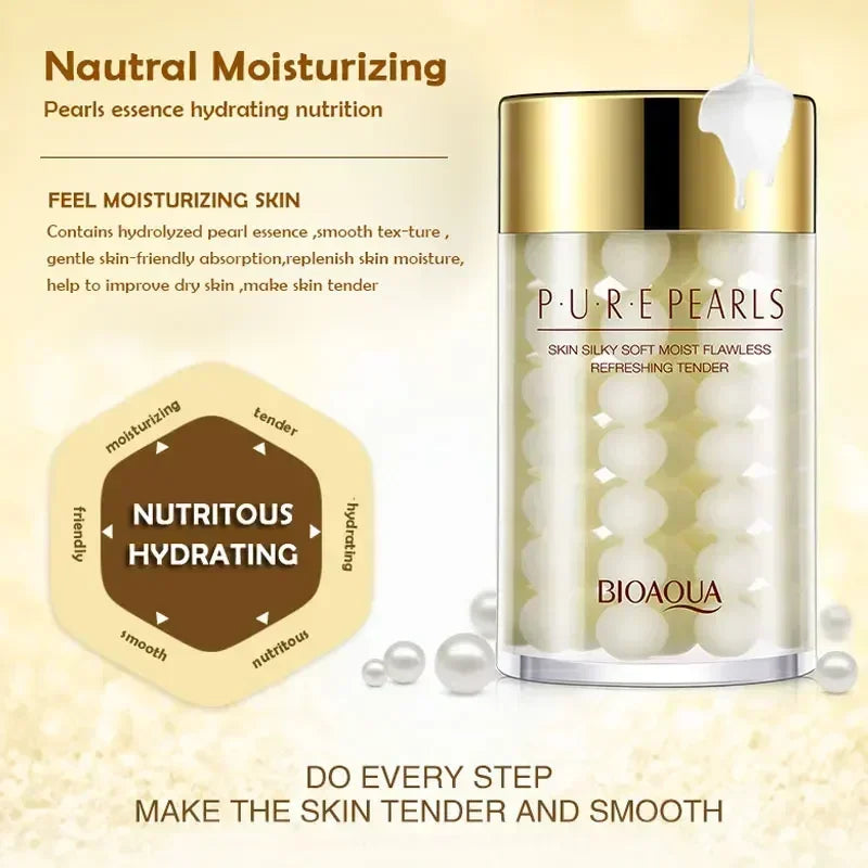 Duo Crema Viso alla Perla | Idratante & Rassodante Luxury | BL Studio