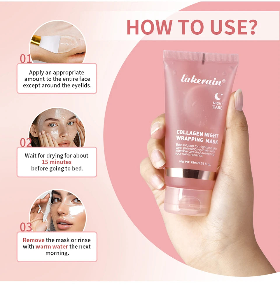 Maschera Viso al Collagene Coreano — Lifting Intensivo Anti-Rughe | BL Studio