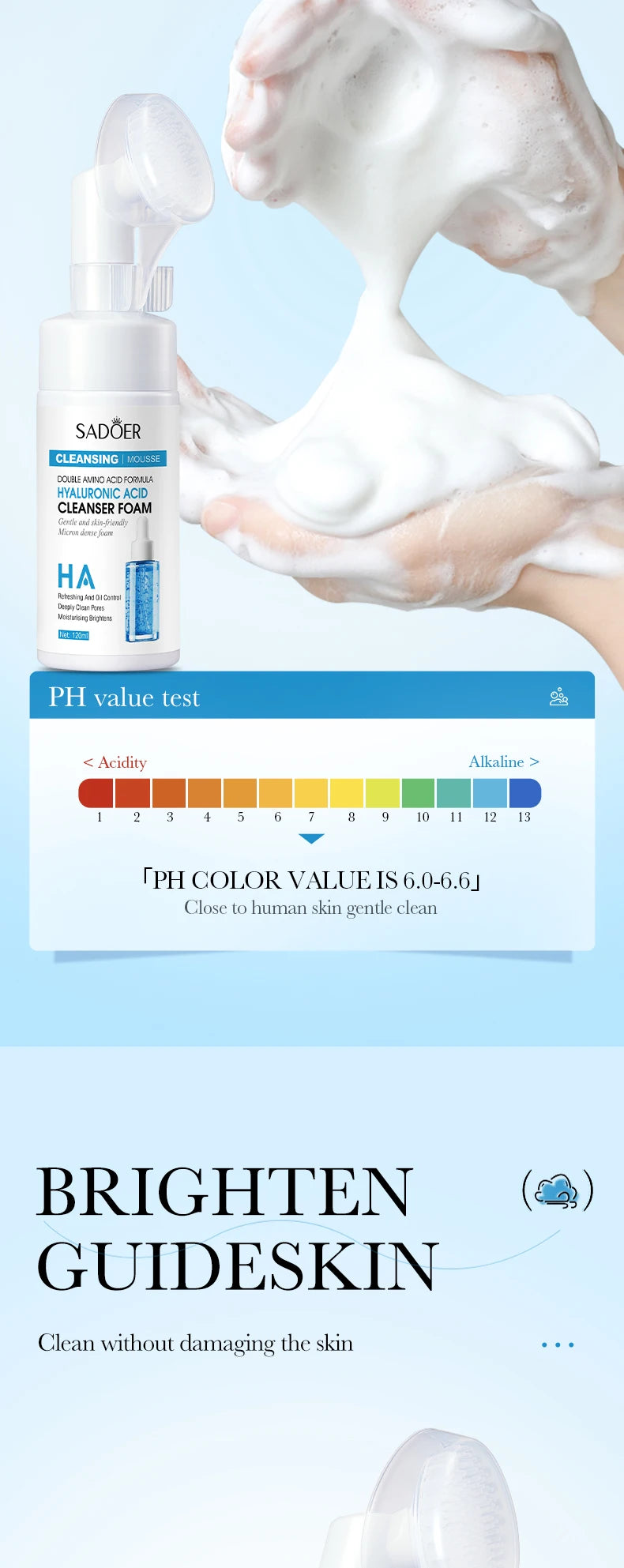 Mousse Detergente Viso all'Acido Ialuronico | BL Studio